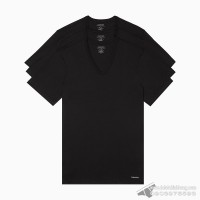 Áo lót nam Calvin Klein NB4014 Cotton Slim Fit V-Neck T-shirt 3-pack Black